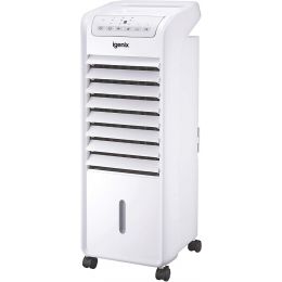 Igenix IG9703 Evaporative Air Cooler with LED Display 3 Fan Speeds 55w 6L White