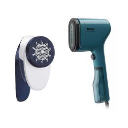 Tefal DT2020 Handheld Garment Steamer + Tefal JB1013E0 Fabric Shaver