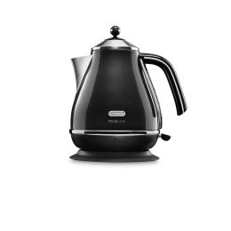 De'Longhi KBOM3001BK Jug Kettle Icona Micalite 1.7L 3000W Black Stainless Steel