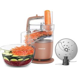 Kenwood FDP22.130RD MultiPro Go Compact Food Processor 1.3L 650w Clay Red
