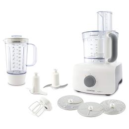 Kenwood FDP641WH MultiPro Home Food Processor Powerful 1000W 3L - White & Grey
