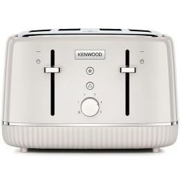 Kenwood TFP10.A0CR 4-Slice Toaster with Defrost Function Elegancy 1800W Cream