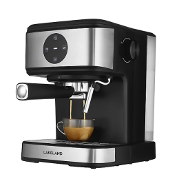 Lakeland 63480 Digital Espresso Maker Coffee Machine 1.2L 850w Black