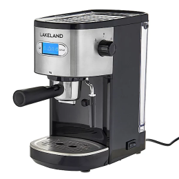 Lakeland 63481 3-in-1 Espresso Maker Ground Coffee NX/ESE Pods 1.2L 1450w Black