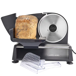 Lakeland 63490 Electric Slicer for Bread Meat & Cheese 1mm - 15mm Black
