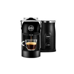Lavazza 18000216 Jolie Plus Pod Coffee Machine & Milk Frother 0.6L 1250w Black 