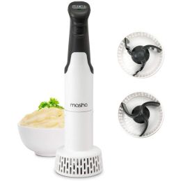 Masha SHMA002 NEW Handheld Blender 3-in-1 Multi Tool Soup and Puree Maker White