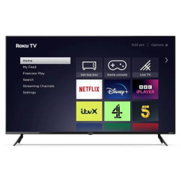 Polaroid P24RR1314U Smart 720p Roku TV 24" LED HD Ready Freeview Play - Black