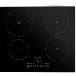 Russell Hobbs RH60IH413B 59cm Electric Induction Hob 4 Cooking Zones LED Display