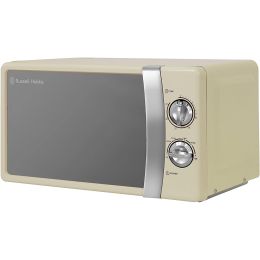 Russell Hobbs RHM1731C Compact Manual Microwave Oven Inspire 17L 700w Cream