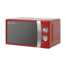 Russell Hobbs RHMM701R NEW Manual Control Solo Microwave Oven 17L 700W Red