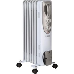 Russell Hobbs RHOFR5001 Portable Oil-Filled Radiator Electric Heater 1500w White