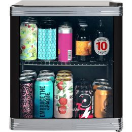 Russell Hobbs RHGWC1B Table Top Wine Drinks Cooler with Glass Door 46L Black 