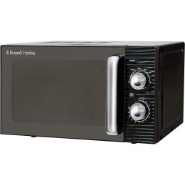 Russell Hobbs RHM1731B Solo Microwave Oven Manual Control Inspire 17L 700w Black