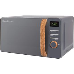 Russell Hobbs RHMD714G 700w Microwave Oven with Digital Control Scandi 17L Grey