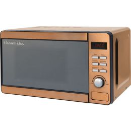 Russell Hobbs RHMD804CP 800w Microwave Oven with Digital Control 17L Copper