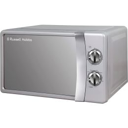 Russell Hobbs RHMM701S Solo Microwave Oven with Manual Control 17L 700W Silver