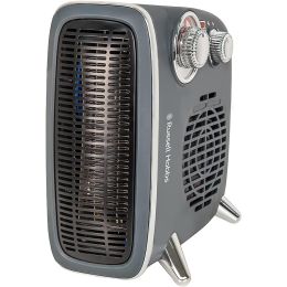 Russell Hobbs RHRETHFH1001G Portable Fan Heater Retro Style 1800w Grey