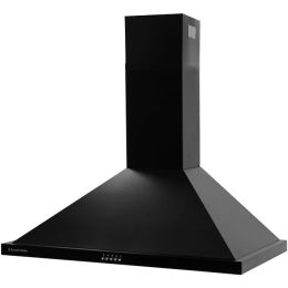 Russell Hobbs RHSCH901B 90cm Steel Cooker Hood LED Light Chimney Cooker Black