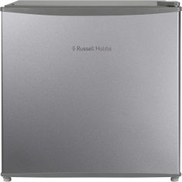 Russell Hobbs RHTTF0E1SS Table Top Larder Mini Fridge with Ice Box 43L Silver