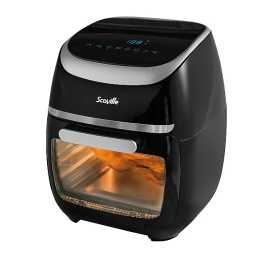 Scoville SAF101B 11L Digital Air Fryer With Rotisserie Feature Black