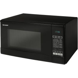 Sharp R270KM 800w Microwave Oven Freestanding with Touch Control 20L Black