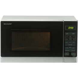 Sharp R272SLM Solo Microwave Oven with Touch Control 20L 800W Silver