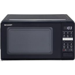 Sharp RS172TB Solo Digital Microwave Oven with 10 Power Levels 17L 700w Black