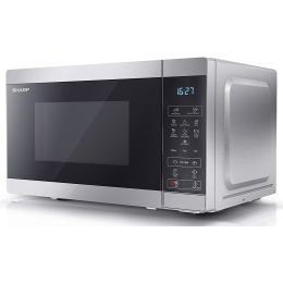 Sharp YC-MS02U-S NEW Solo Digital Microwave Oven 11 Power Levels 20L 800W Silver