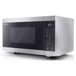 Sharp YC-MS252AU-S Solo Microwave Oven Digital Touch Control 25L 900w Silver