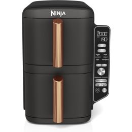 Ninja SL400UKDBCP Deluxe Double Stack XL Air Fryer Vertical 2 Drawer Fryer 9.5L