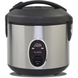 Solis 821 NEW Small Rice Cooker Keep Warm Function 4 Portions 0.8L 370w Silver