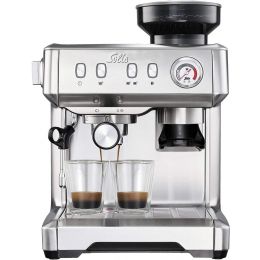 Solis 1018 Grind & Infuse Barista Style Espresso Coffee Machine Stainless Steel