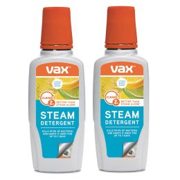 Vax Steam Detergent Solution Citrus Burst Scent 2x250ml For All Vax Steam Mop