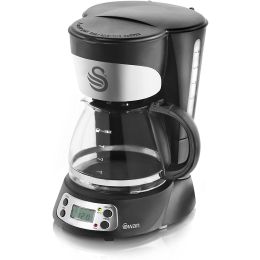 Swan SK13130N Ground Coffee Machine Maker with Anti Drip Function 700W Black