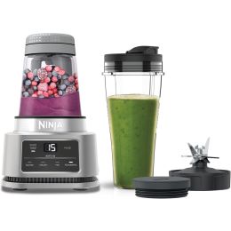 Ninja CB100UK Foodi Power Nutri Blender 2-in-1 with Smart Torque 1100W Silver