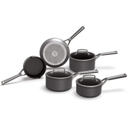 Ninja C35000UK Foodi ZEROSTICK 5-Piece Pan Set Hard Anodised Aluminium Pans Grey