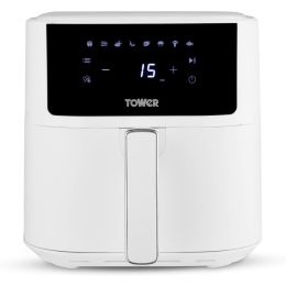 Tower T17169WHT Vortx 6L Air Fryer Digital Control Panel 8 Pre-Sets 1700W White
