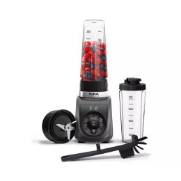 Tefal BL190EG0 Blend Up Tabletop Mini Blender & Smoothie Maker 0.7L 1000W Grey