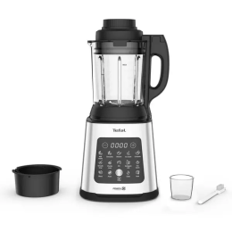 Tefal BL83SD65 NEW Glass Jug Blender Perfectmix Cook 1.75L 1400w Silver & Black