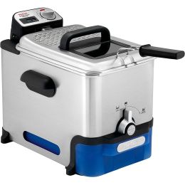 Tefal FR804040 Deep Fryer Oleoclean Semi-Professional Fryer Stainless Steel