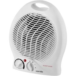 Warmlite WL44002 Fan Heater 2 Heat Settings Overheat Protection 2000W White