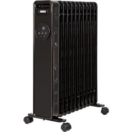 Zanussi ZOFR5005B Oil Filled Radiator Portable Electric Heater 2300w Black