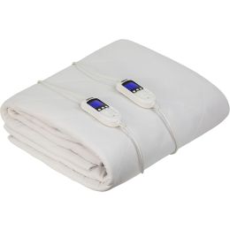 Zanussi ZEDB7002 Double Heated Electric Fitted Underblanket 60W Low Energy White
