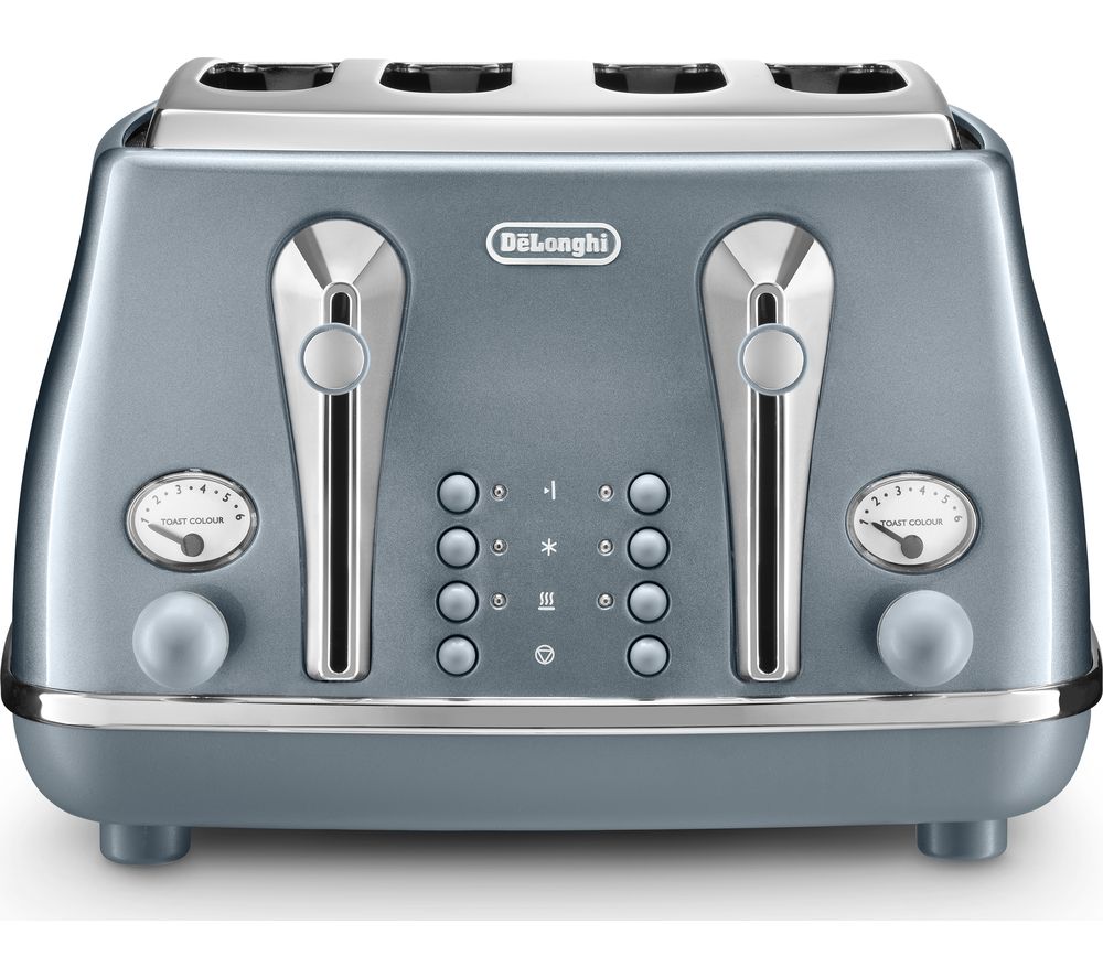 De'Longhi CTOT4003.AZ Icona Metallics 4 Slice Toaster